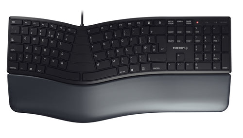 CHERRY KC 4500 ERGO Corded Ergonomic Keyboard, Black, USB (QWERTY - UK) CHERRY KC 4500 ERGO Corded Ergonomic Keyboard, Black, USB (QWERTY - UK)
